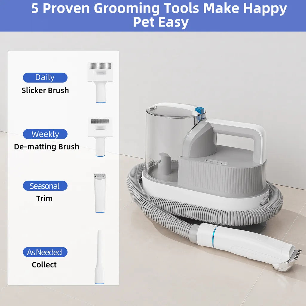 Dog Grooming Vacuum Tool Kit